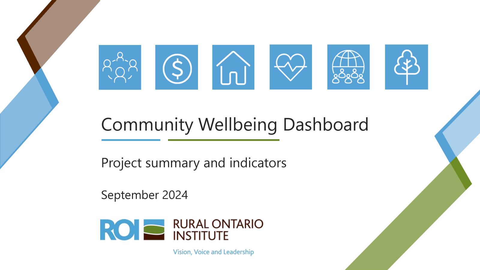 Community Wellbeing Project Overview